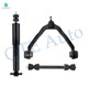 Set of 3 Front Upper Control Arm Ball Joint-Sway Bar Link-Shock Absorber For 2007 Chevrolet Silverado 1500 Classic Standard Bushing