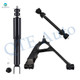 Set of 3 Front Right Lower Control Arm Ball Joint-Sway Bar Link-Shock Absorber For 2007 Chevrolet Silverado 1500 Classic