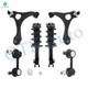 Set of 6 Front Lower Control Arm Ball Joint-Sway Bar Link-Quick Complete Strut-Coil Spring Assembly For 2006-2011 Honda Civic Coupe