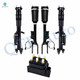 Full Set Air Suspension Solenoid Valve Block-Front Air Airmatic Suspension Spring Strut-Rear Air Shock Absorber For 2006 2007 Mercedes-Benz ML500