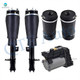 Full Set Air Suspension Compressor Pump-Front Air Suspension Spring Strut-Rear Air Suspension Spring Bag For 2006-2012 Land Rover Range Rover