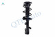 Set of 4 Front Quick Complete Strut-Coil Spring Assembly-Rear Suspension Strut Assembly For 2009 2010 Pontiac Vibe