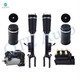 Full Set Air Suspension Solenoid Valve Block-Air Suspension Compressor Pump-Front Air Airmatic Suspension Spring Strut-Rear Air Suspension Spring Bag For 2007-2009 Mercedes-Benz ML320