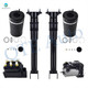 Full Set Air Suspension Solenoid Valve Block-Air Suspension Compressor Pump-Front Air Suspension Spring Bag-Rear Air Shock Absorber For 2010-2012 Mercedes-Benz GL350