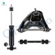 Set of 3 Front Right Upper Control Arm Ball Joint-Sway Bar Link-Shock Absorber For 1983-1991 GMC S15 Jimmy