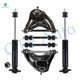 Set of 6 Front Upper Control Arm Ball Joint-Sway Bar Link-Shock Absorber For 1978-1980 Pontiac Grand AM