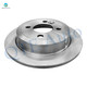 Rear 259mm Brake Disc Rotors For 2002-2017 Mini Cooper 4 Stud Wheel
