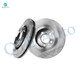Front 280mm Brake Disc Rotors For 2007-2010 Volkswagen Golf City