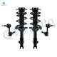 Set of 4 Front Sway Bar Link-Quick Complete Strut-Coil Spring Assembly For 2017 2018 Subaru Forester