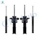 Set of 4 Front Suspension Strut-Rear Shock For 2008-2014 Mercedes-Benz C350 AWD