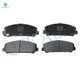 Set of 8 Front-Rear Ceramic Brake Pad Kit For 2014-2024 Infiniti QX80