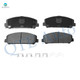 Front Ceramic Brake Pad Kit For 2011-2015 2017-2024 Nissan Titan
