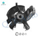 Set of 3 Front Left Lower Control Arm-Suspension Knuckle Assembly-Quick Complete Strut-Coil Spring Assembly For 1999-2005 Volkswagen Jetta
