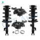 Set of 4 Front Suspension Knuckle Assembly-Quick Complete Strut-Coil Spring Assembly For 2004-2006 Toyota Camry L4