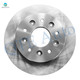 Set of 4 Front 298.4mm Brake Disc Rotors-Rear 323.7mm Brake Drum For 1963-1966 Chevrolet Corvette