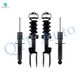 Set of 4 Front Quick Complete Strut-Coil Spring-Rear Strut For 2011-2018 Porsche Cayenne
