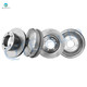 Set of 4 Front 296.4mm Brake Disc Rotors-Rear 343mm Brake Drum For 1995-2004 Toyota Tacoma