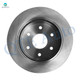 Set of 4 Front 294.9mm Brake Disc Rotors-Rear 304mm Brake Drum For 1988-1999 Chevrolet K1500