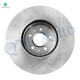 Set of 4 Front 316mm-Rear 285mm Brake Disc Rotors For 1998-2002 Mercury Grand Marquis