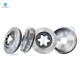 Set of 4 Front 280mm Brake Disc Rotors-Rear 335.2mm Brake Drum For 2006 Isuzu I-280