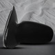 Left Driver Side Mirror, Manual Adjust Non-Heated Paintable Non-Folding For 1995-2005 Pontiac Sunfire