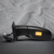 Left Driver Side Mirror, Power Adjust Heated With 1 Paintable and 1 Textured Black Cap Power Folding For 2007-2013 Chevrolet Suburban 2500
