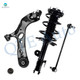 Set of 3 Front Left Lower Control Arm Ball Joint-Sway Bar Link-Quick Complete Strut-Coil Spring Assembly For 2015-2021 Lexus NX300H