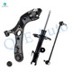 Set of 3 Front Right Lower Control Arm Ball Joint-Sway Bar Link-Suspension Strut Assembly For 2015-2017 Lexus NX200T