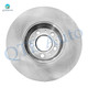 Front 285.7mm Brake Disc Rotors For 2000-2006 Volvo S80