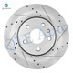 Front 321mm Drilled Slotted Brake Disc Rotors For 2010-2016 Buick Lacrosse