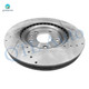 Front 330mm Drilled Slotted Brake Disc Rotors For 2012-2019 Dodge Grand Caravan