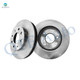 Front 256mm Brake Disc Rotors For 1992-1994 Mitsubishi Expo LRV