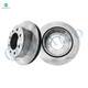 Rear 330mm Brake Disc Rotors For 2007 GMC Sierra 1500 HD Classic