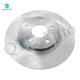 Set of 4 Front 302mm-Rear 328mm Brake Disc Rotors For 2012-2016 Dodge Grand Caravan