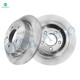 Rear 312mm Brake Disc Rotors For 2004-2008 Chrysler Pacifica