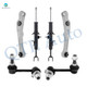 Set of 6 Front Lower Forward Control Arm-Sway Bar Link-Suspension Strut Assembly For 2003 2004 Infiniti G35 Coupe