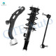 Set of 3 Front Right Lower Control Arm Ball Joint-Sway Bar Link-Quick Complete Strut-Coil Spring Assembly For 2013-2015 Ford Flex
