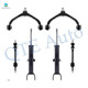 Set of 6 Front Upper Control Arm Ball Joint-Sway Bar Link-Suspension Strut Assembly For 2006-2009 Mitsubishi Raider