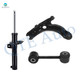 Set of 3 Front Lower Control Arm-Sway Bar Link-Suspension Strut Assembly For 2005 2006 Volkswagen Jetta