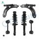 Set of 6 Front Lower Control Arm Ball Joint-Sway Bar Link-Quick Complete Strut-Coil Spring Assembly For 2001-2010 Volkswagen Beetle