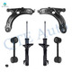 Set of 6 Front Lower Control Arm Ball Joint-Sway Bar Link-Suspension Strut Assembly For 2003-2006 Volkswagen Golf