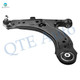 Set of 3 Front Left Lower Control Arm Ball Joint-Sway Bar Link-Quick Complete Strut-Coil Spring Assembly For 2005 2006 Volkswagen Jetta