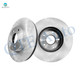 Front 282mm Brake Disc Rotors For 2006-2011 Acura CSX