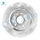 Rear 253mm Brake Disc Rotors For 2009-2016 Volkswagen EOS