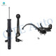 Set of 3 Front Right Lower Forward Control Arm Ball Joint-Suspension Knuckle Assembly-Suspension Strut Assembly For 2007-2012 Lincoln MKZ