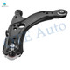 Set of 3 Front Left Lower Control Arm Ball Joint-Suspension Knuckle Assembly-Quick Complete Strut-Coil Spring Assembly For 2005 2006 Volkswagen Jetta
