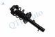 Set of 3 Front Left Lower Control Arm Ball Joint-Suspension Knuckle Assembly-Quick Complete Strut-Coil Spring Assembly For 2007 Ford Focus