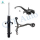 Set of 3 Front Right Lower Control Arm-Suspension Knuckle Assembly-Suspension Strut Assembly For 2008-2012 Honda Accord