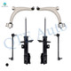 Set of 6 Front Lower Control Arm Ball Joint-Sway Bar Link-Suspension Strut Assembly For 2007-2009 Saturn Aura