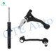 Set of 3 Front Right Lower Control Arm-Sway Bar Link-Suspension Strut Assembly For 2006-2010 Hyundai Sonata